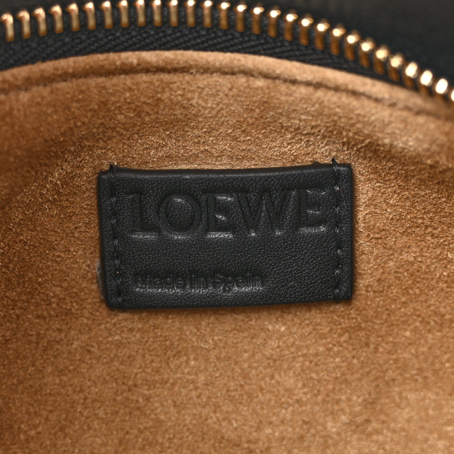 Loewe Calfskin Small Woven Puzzle Bag Black 6 of 10