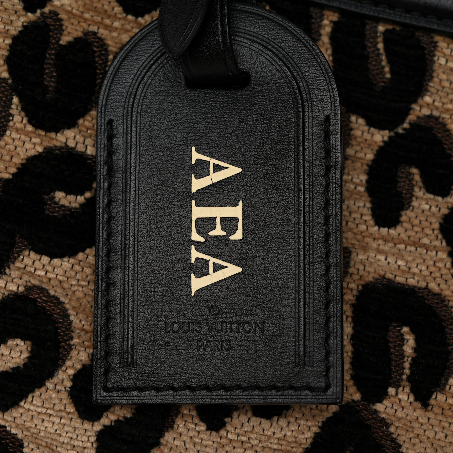 Jacquard Velvet Leopard Print Stephen Sprouse Speedy
