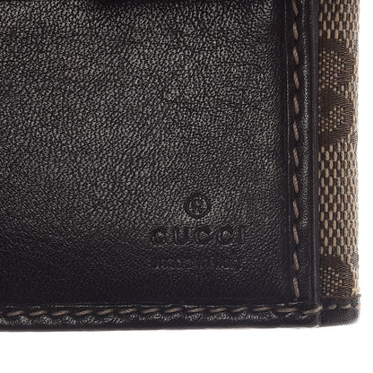 Gucci Monogram New Britt French Wallet Dark Brown 7 of 8