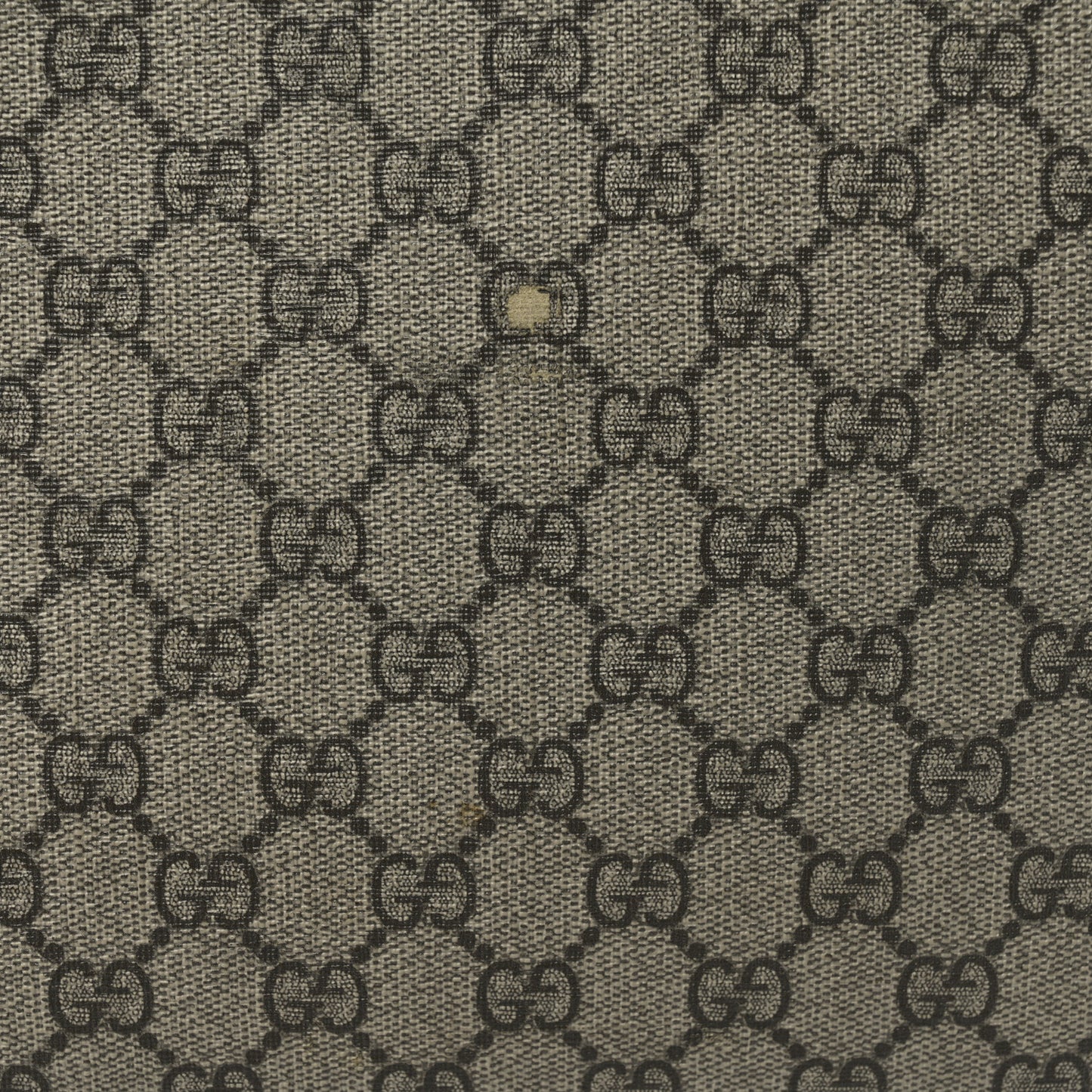 GG Supreme Monogram Four Wheel Suitcase Black