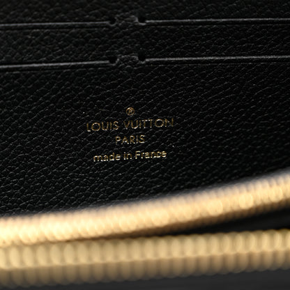 Louis Vuitton Empreinte Clemence Wallet Black 6 of 6