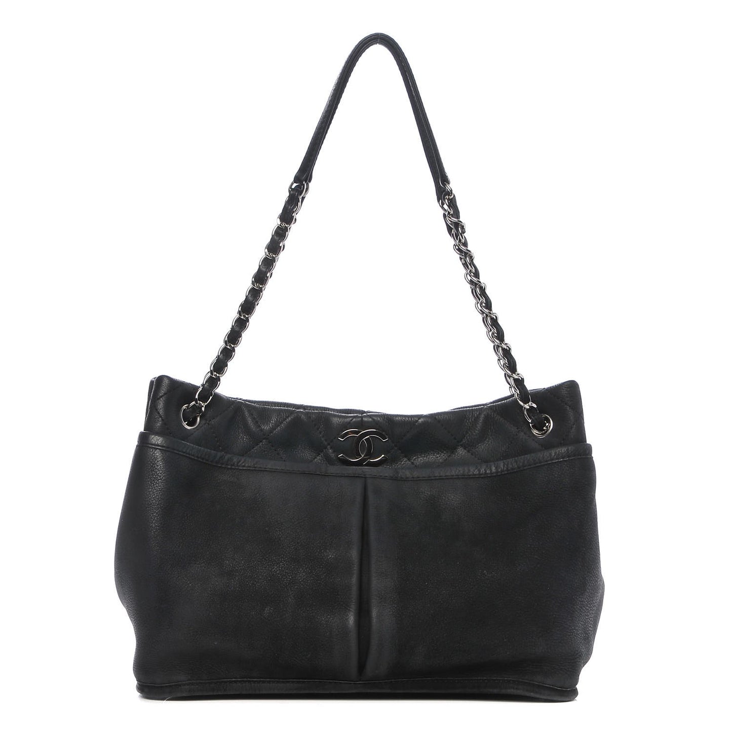Ultra Soft Suede Natural Beauty Tote Navy Blue