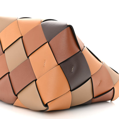 Loewe Calfskin Small Woven Basket Surplus Bag Brown 11 of 11
