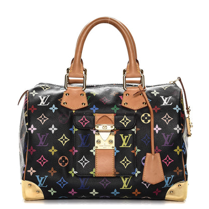 Louis Vuitton Monogram Multicolor Speedy 30 Black 1 of 10