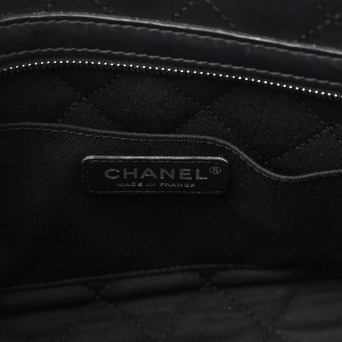 Calfskin Stitched Paris In Rome Shoulder Bag Black