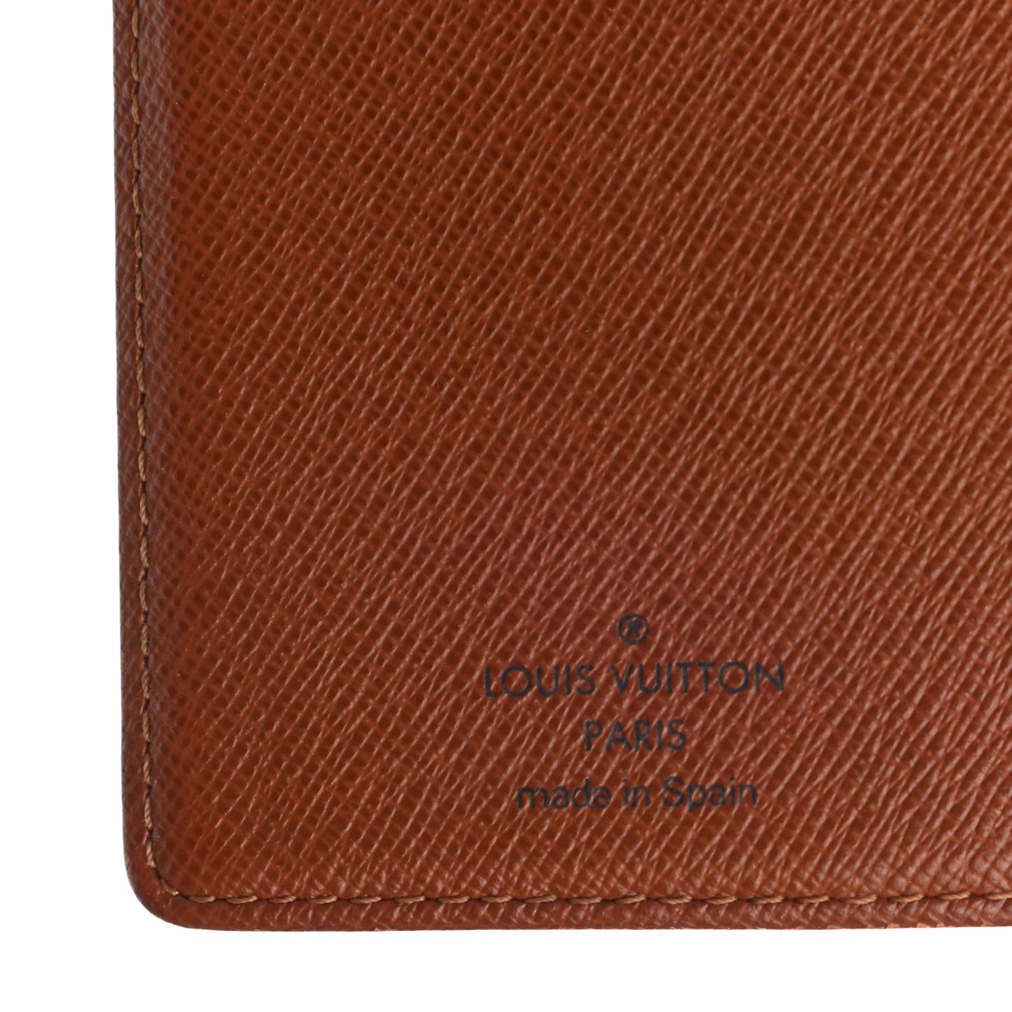 Monogram Pocket Agenda Cover