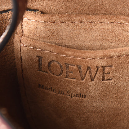 Loewe Calfskin Mini Gate Crossbody Bag Wine 6 of 9