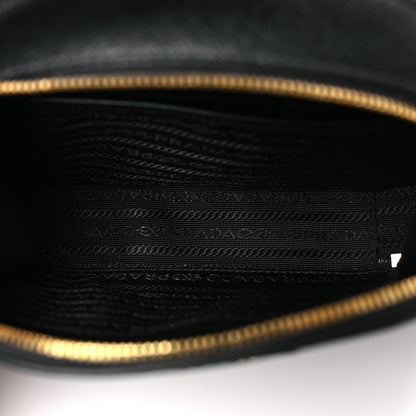 Prada Saffiano Lux Odette Crossbody Black 5 of 8