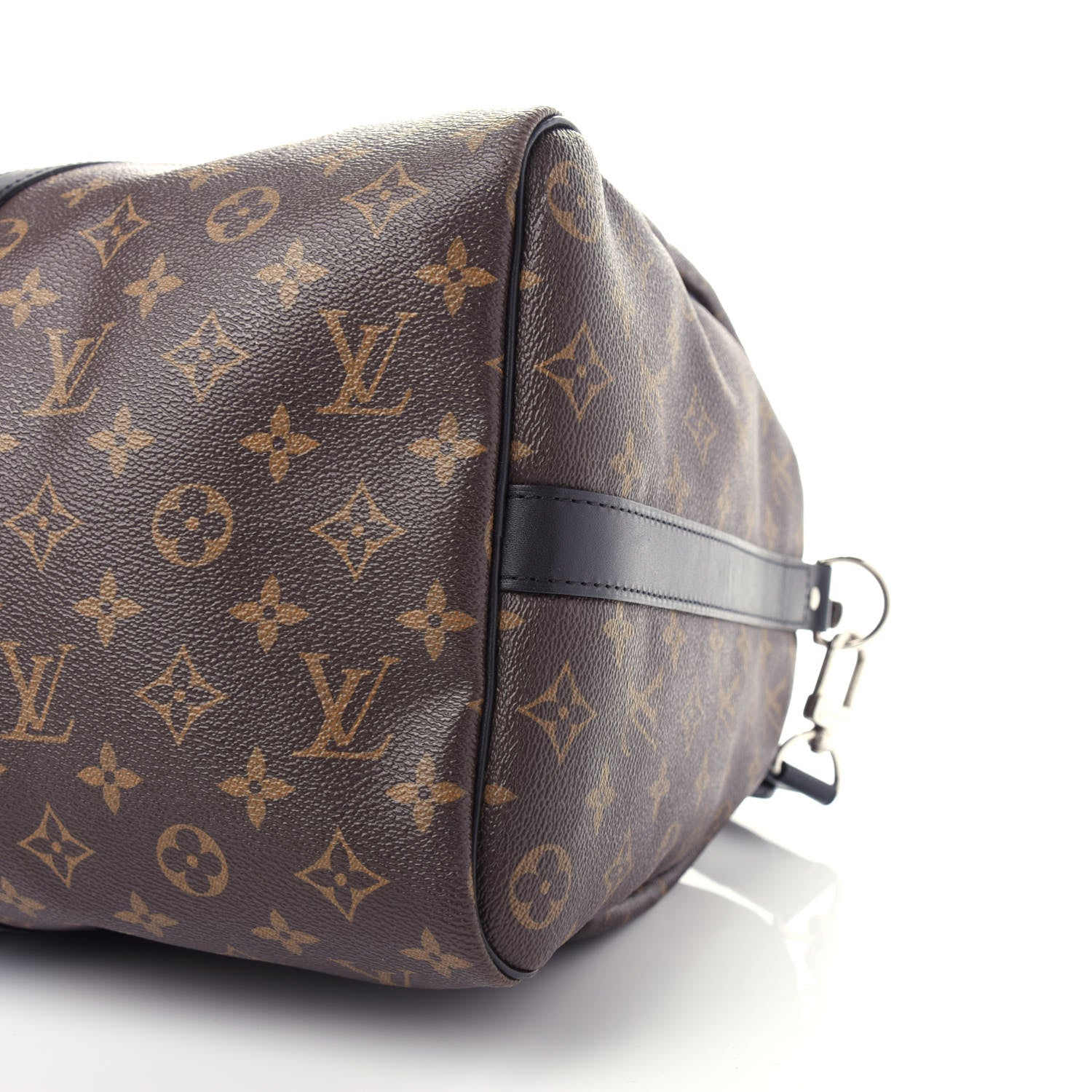 Louis Vuitton Monogram Macassar Keepall Bandouliere 45 8 of 10