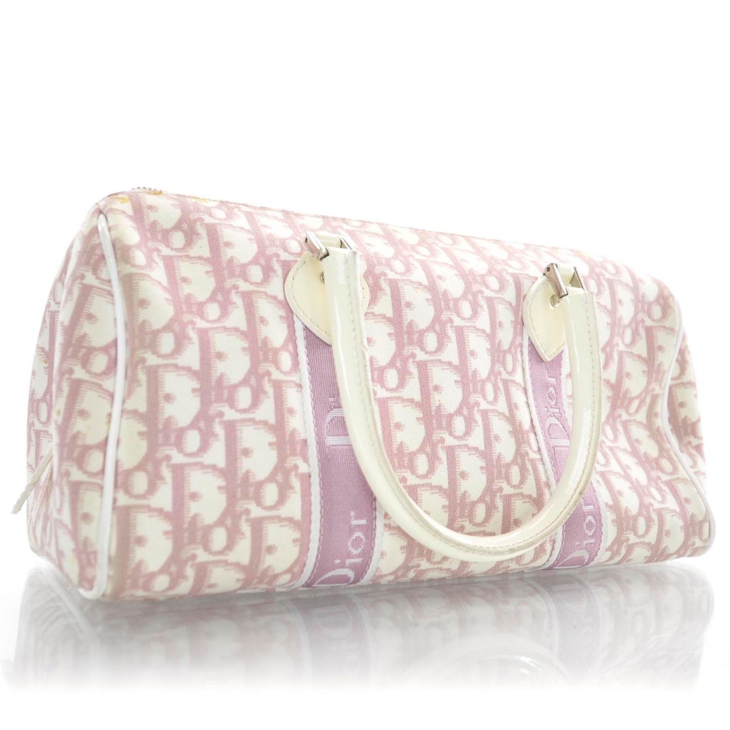 Monogram Girly Boston Pink