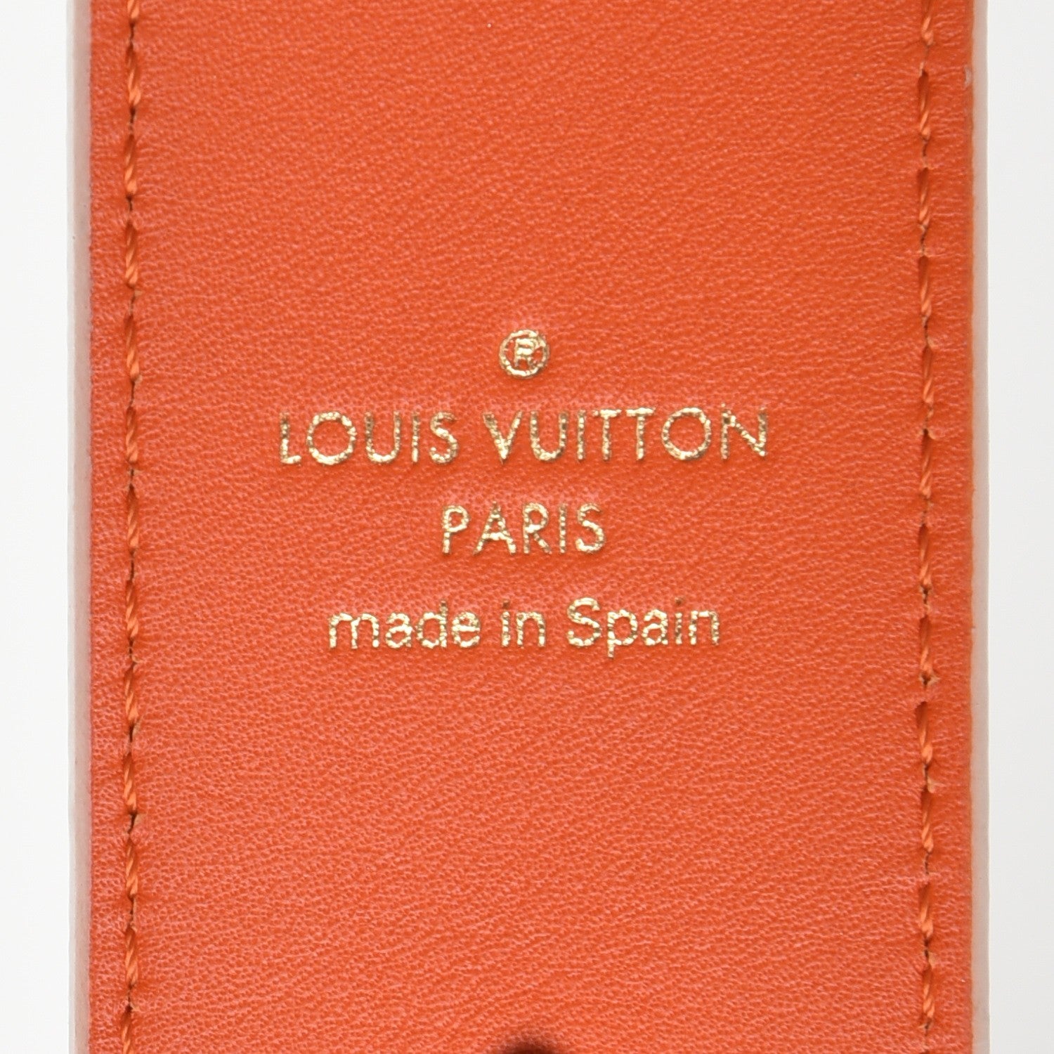Louis Vuitton Monogram Bandouliere Shoulder Strap Orange 3 of 11