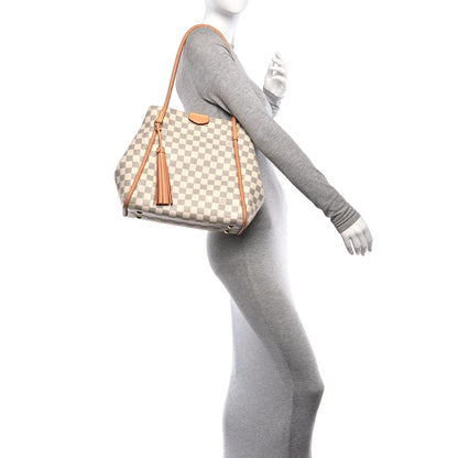 Louis Vuitton Damier Azur Propriano Rose Ballerine 2 of 9