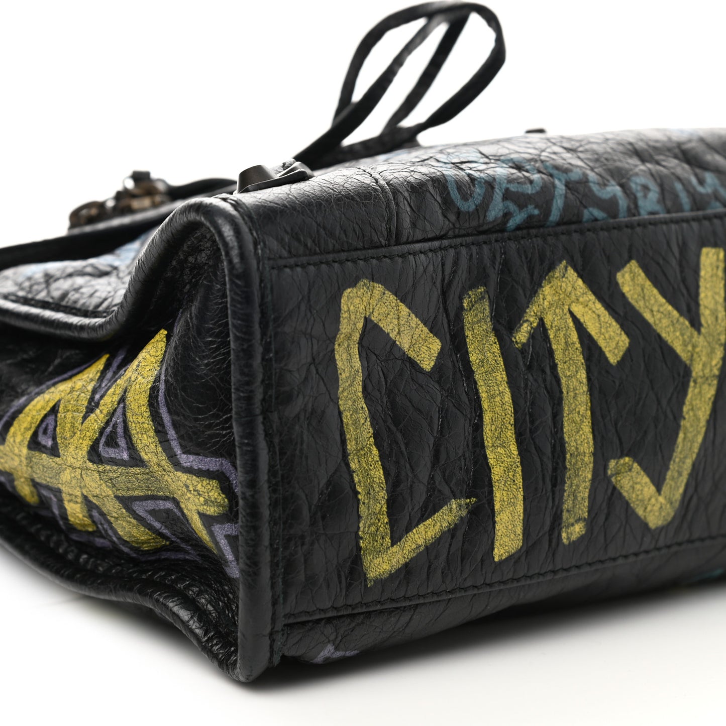 Agneau Graffiti All Over Classic Hardware S City Black Multicolor