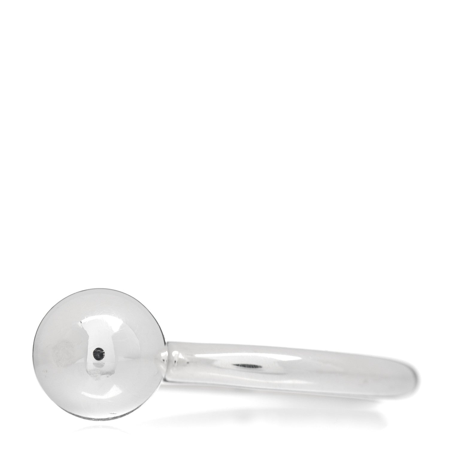 Tiffany Sterling Silver 8mm HardWear Ball Ring 50 5.5 4 of 6