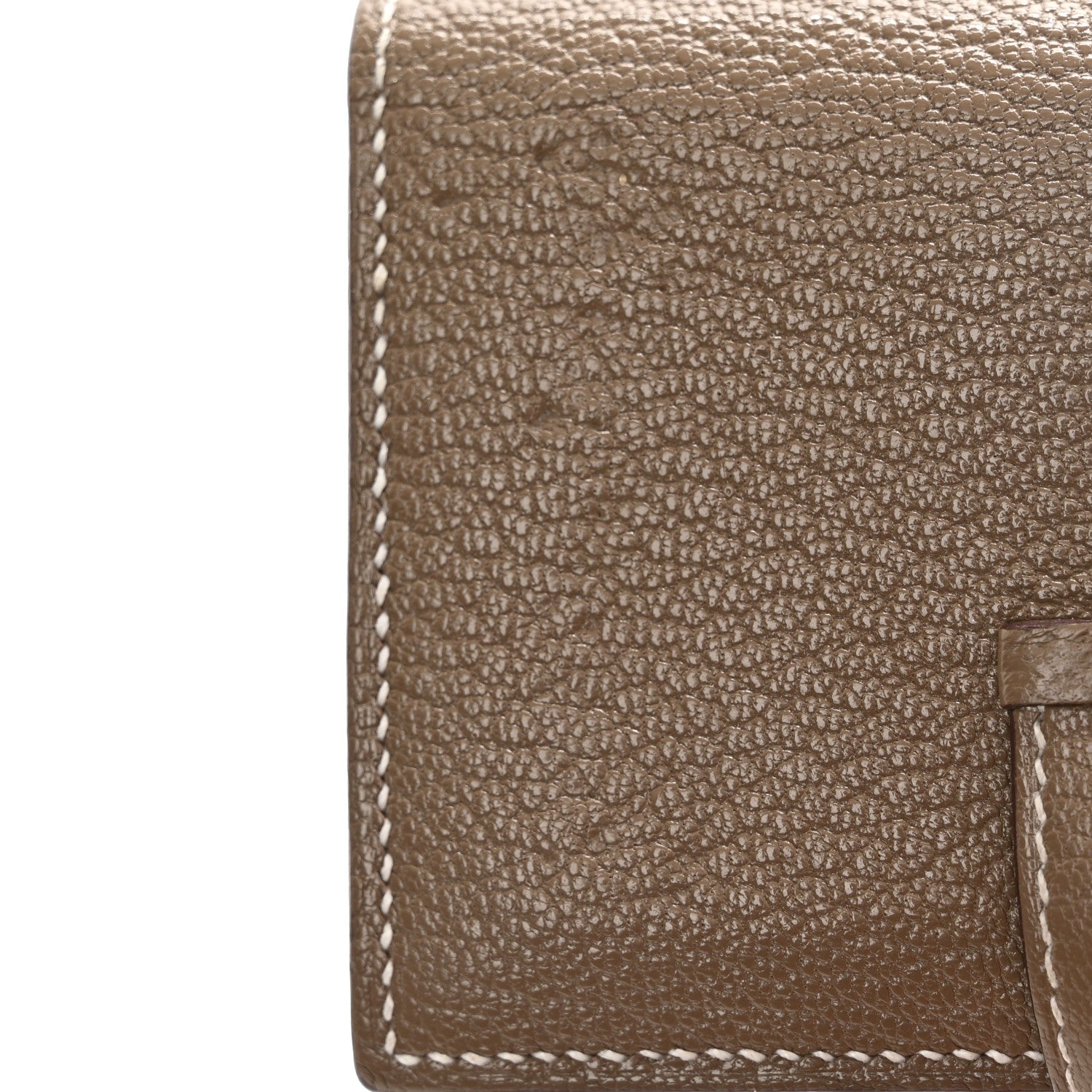 Hermes Chevre Mysore Mini Bearn Wallet Etoupe 10 of 10