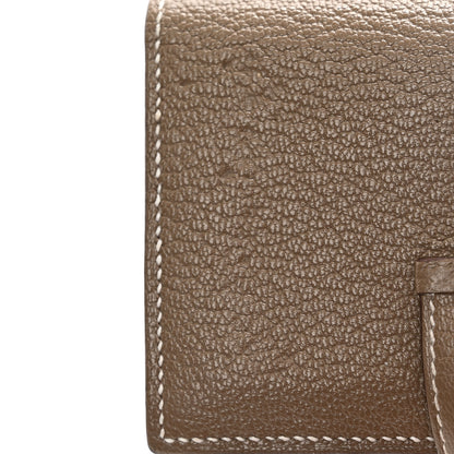 Hermes Chevre Mysore Mini Bearn Wallet Etoupe 10 of 10