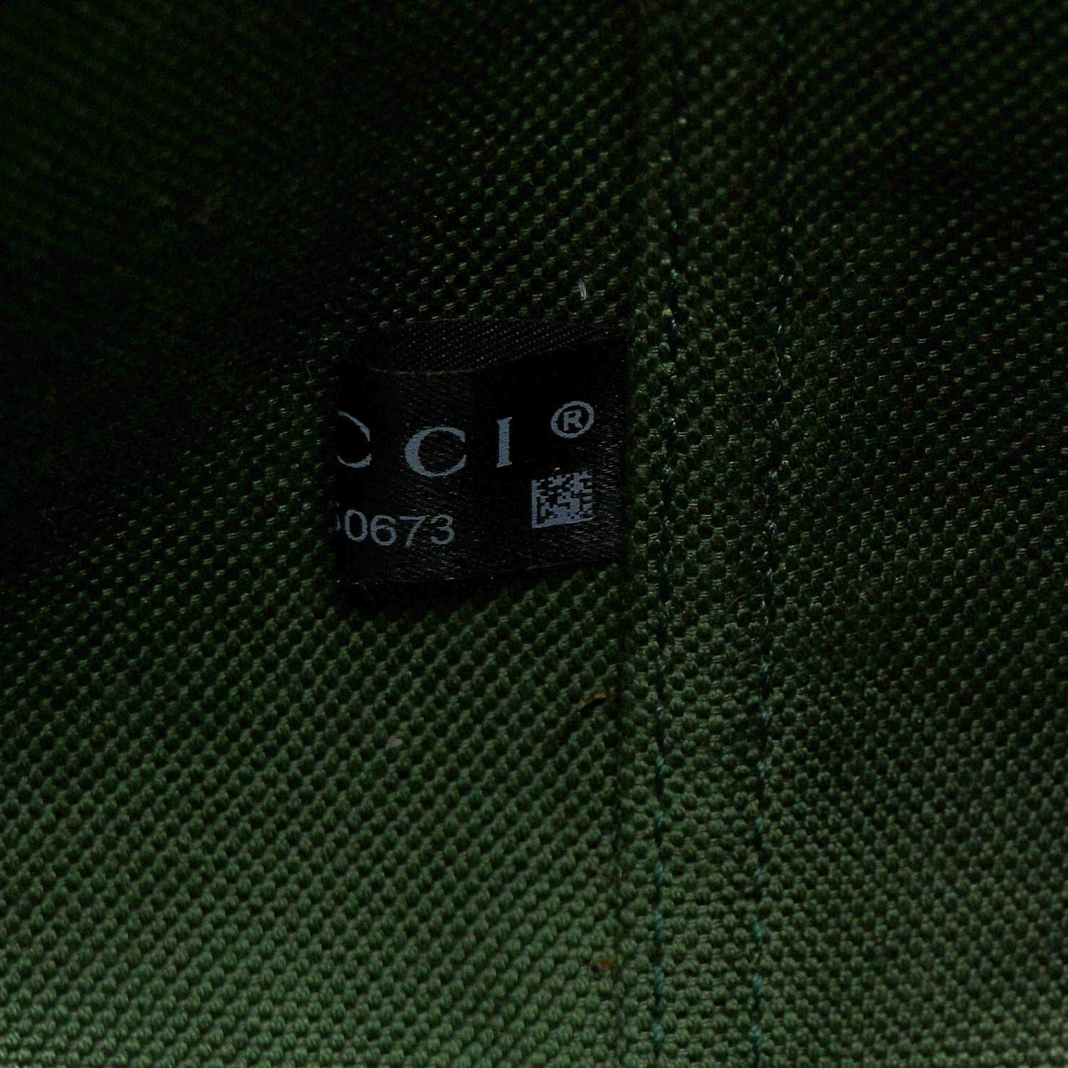 Gucci Monogram Web Small Giglio Tote Bag Beige Dark Brown 7 of 10