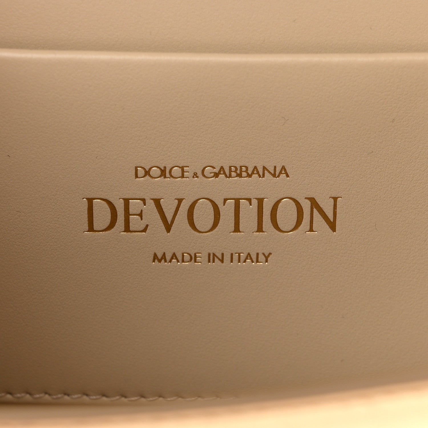 Dolce & Gabbana Metallic Nappa Small Devotion Envelope Top Handle Bag  Gold 6 of 10