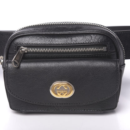 Gucci Fluffy Calfskin Mini Morpheus Belt Bag 80 32 Black 7 of 9