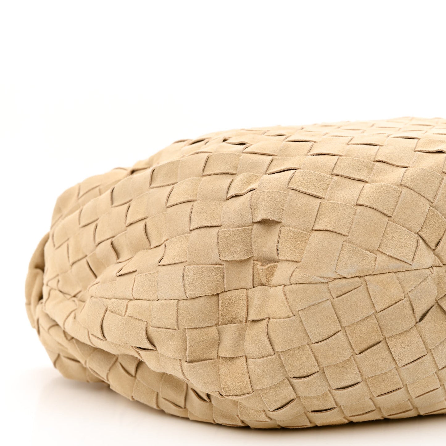Suede Intrecciato Small Jodie Sand