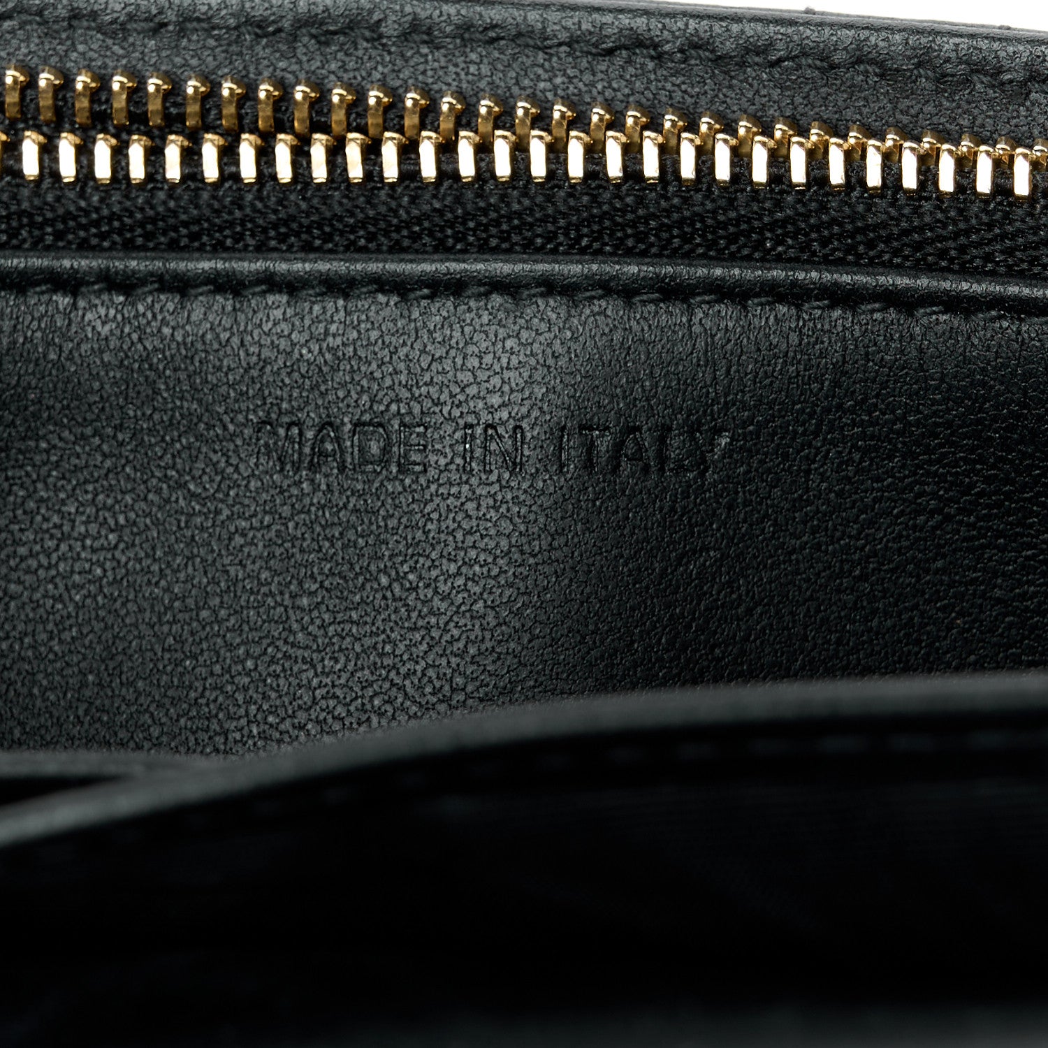 Christian Dior Lambskin Cannage Lady Dior Chain Pouch Black 6 of 9