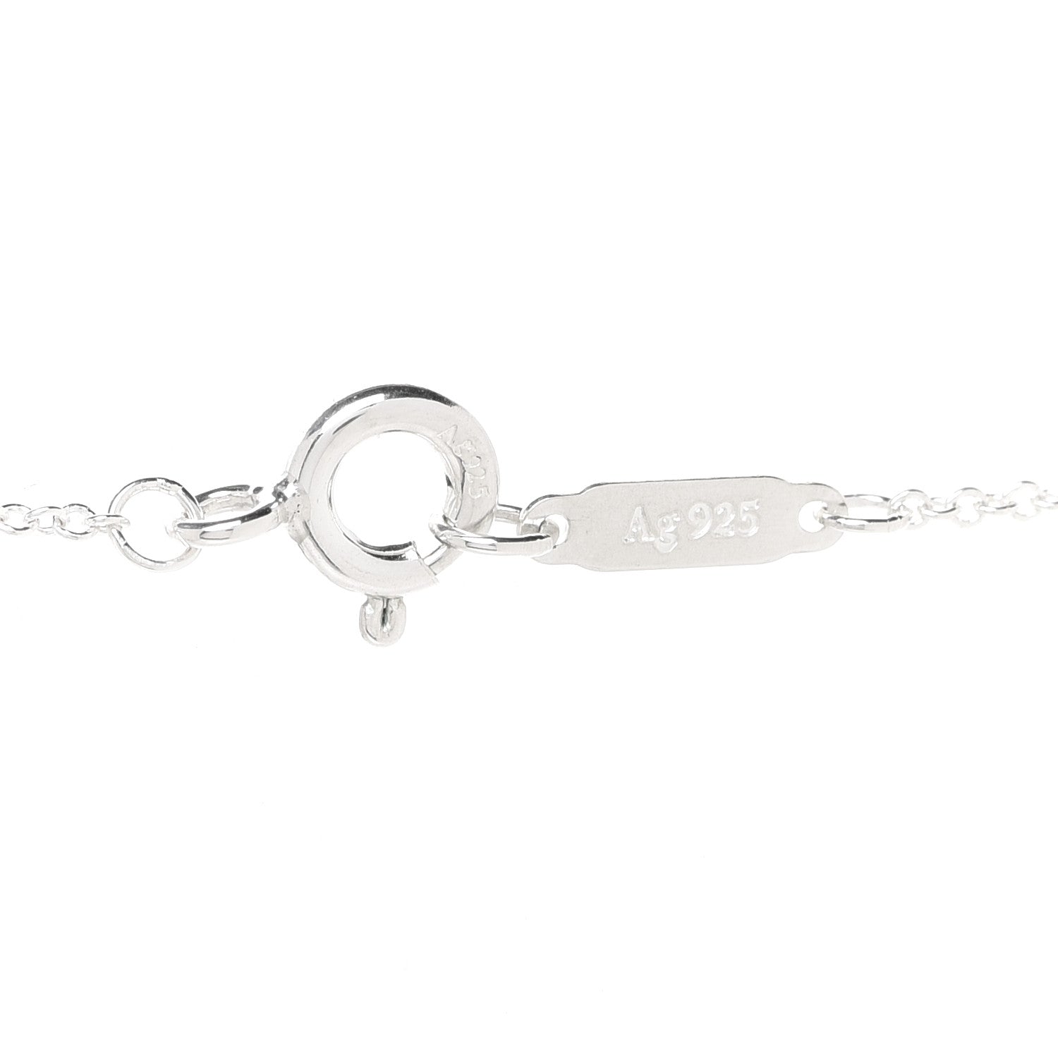 Tiffany Sterling Silver Small Return to Tiffany Heart Pendant Necklace 4 of 7