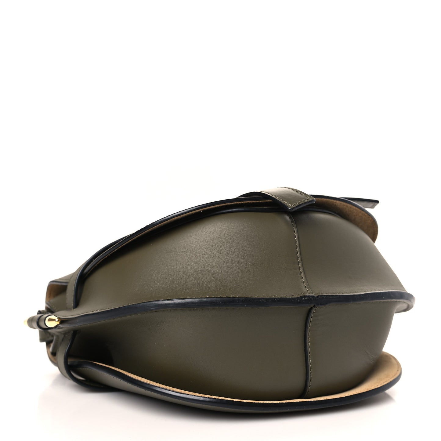 Calfskin Jacquard Small Gate Dual Bag Autumn Green