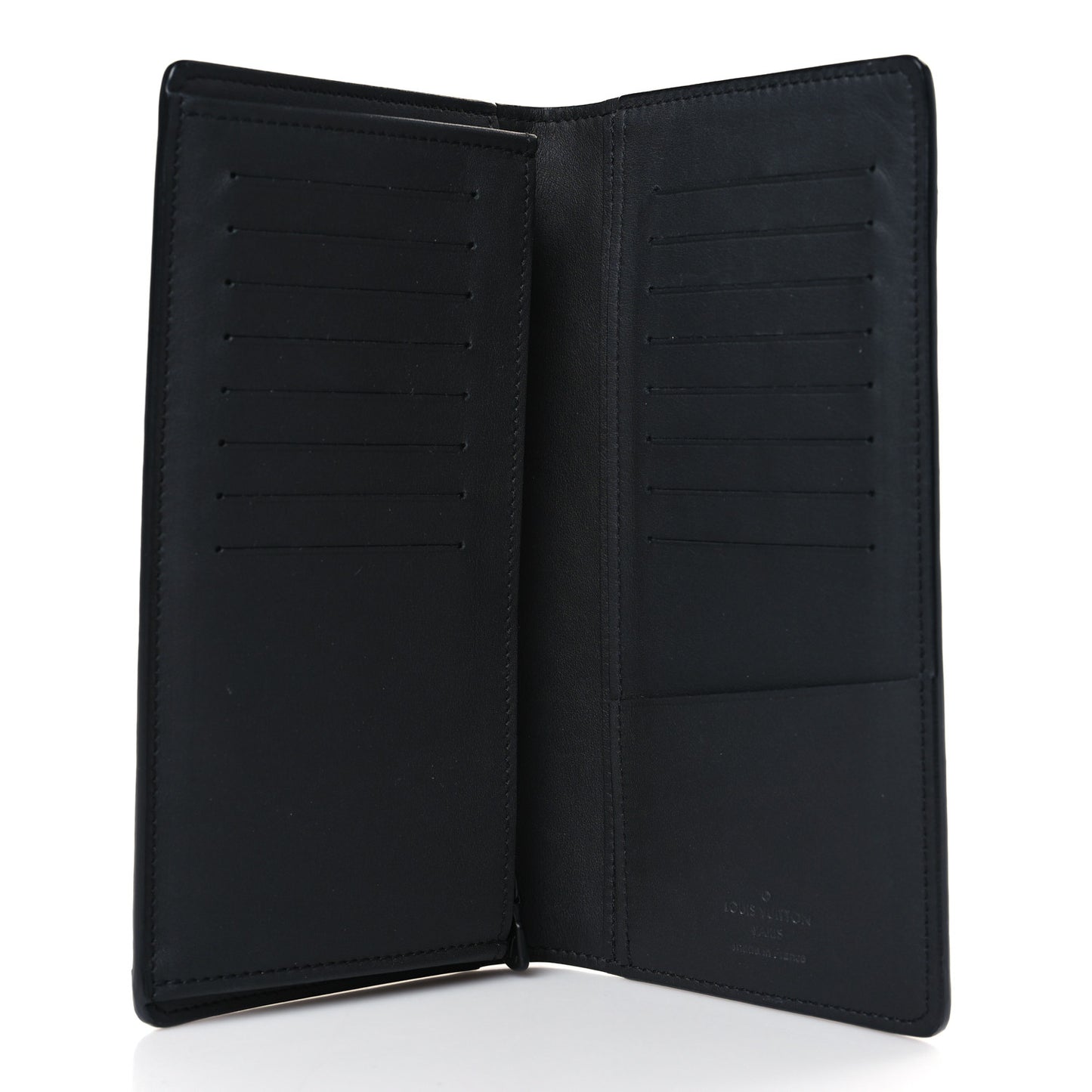 Calfskin Monogram Shadow Brazza Wallet Black