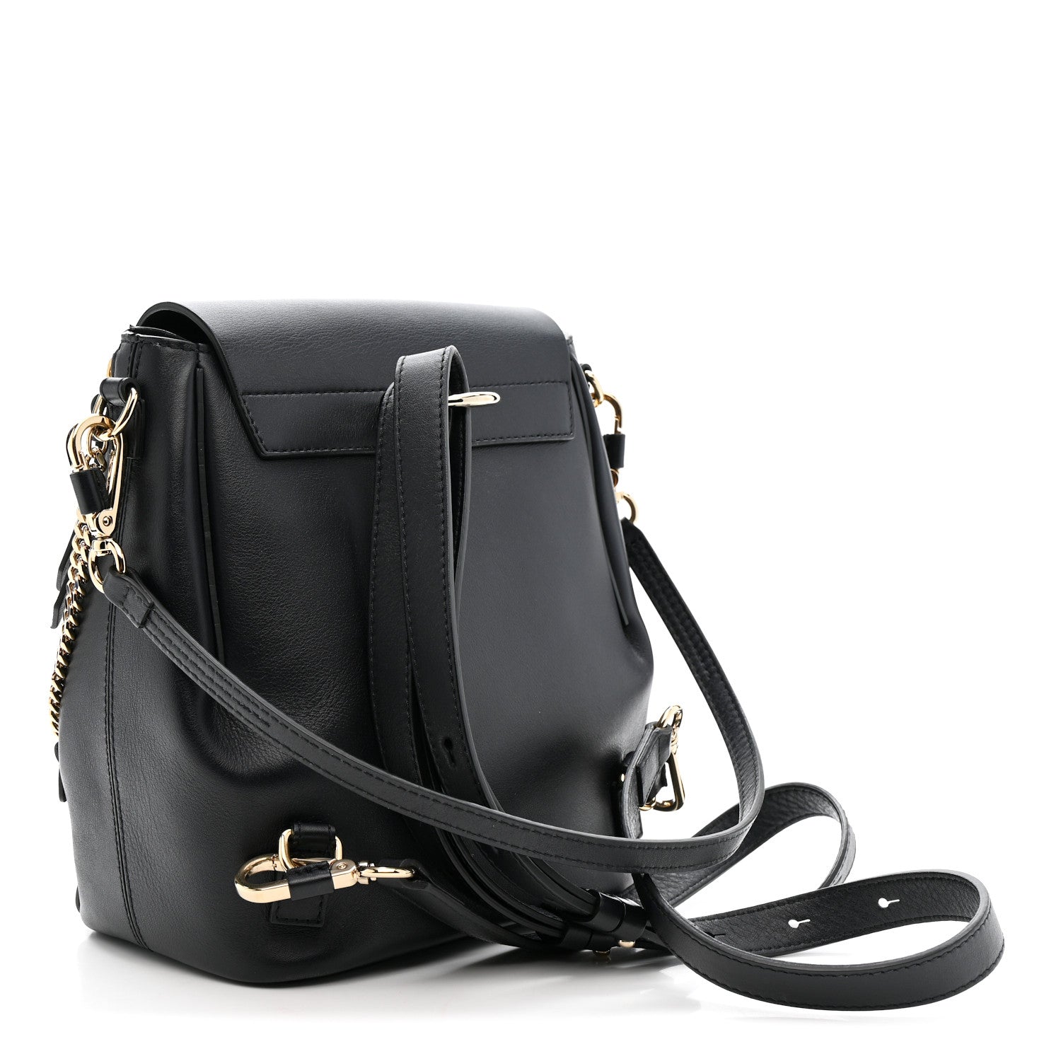 chloe made in italy faye quilted mini leather backpack Chloe Calfskin Quilted Medium Faye Backpack Black 1831754 – FASHIONPHILE