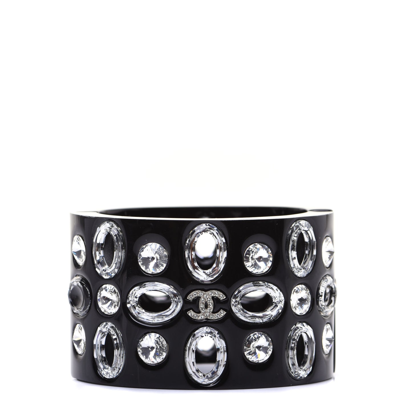 Resin Crystal CC Cuff Black