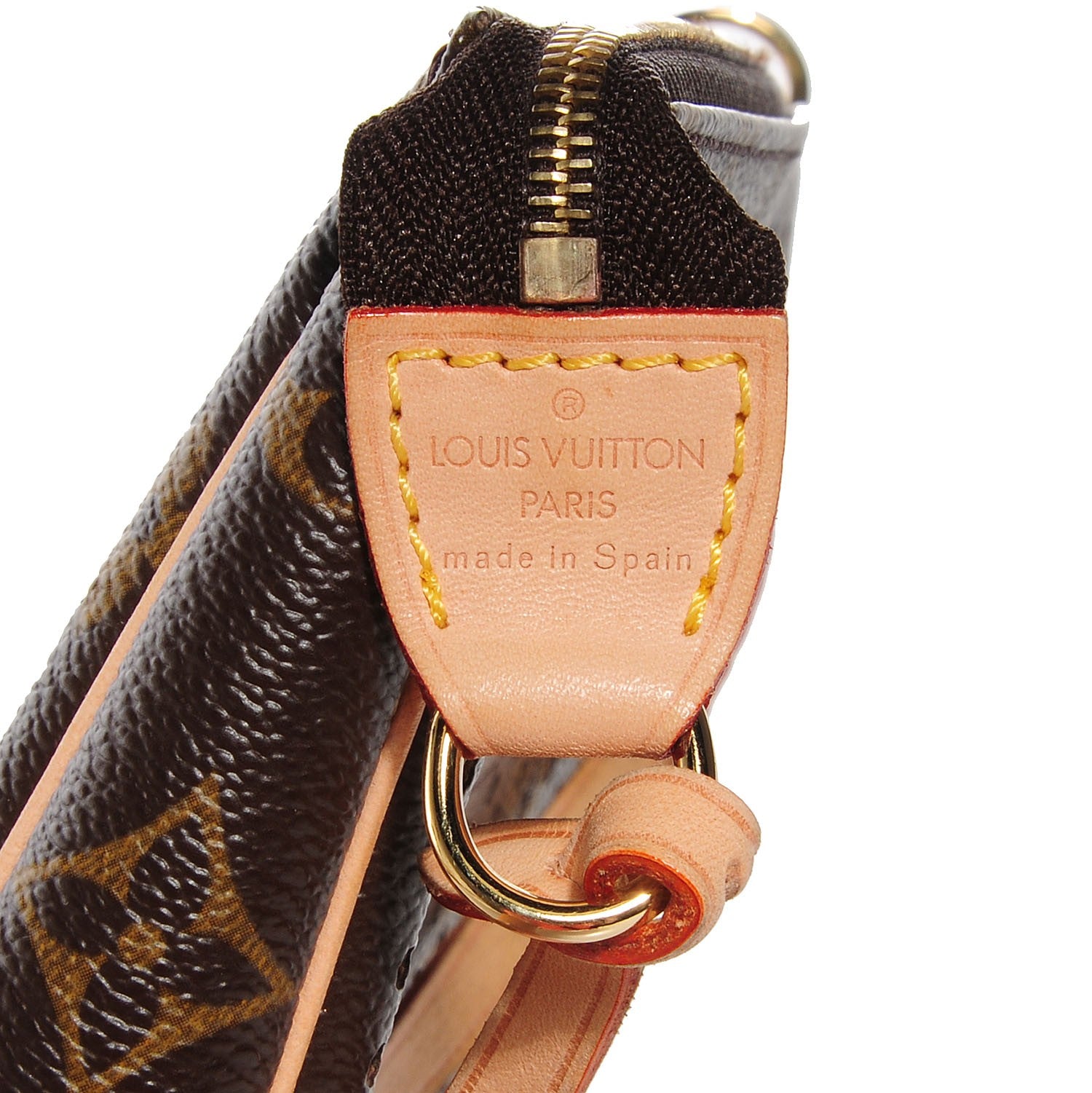 Louis Vuitton Monogram Perforated Pochette Accessories Bag Green 6 of 9