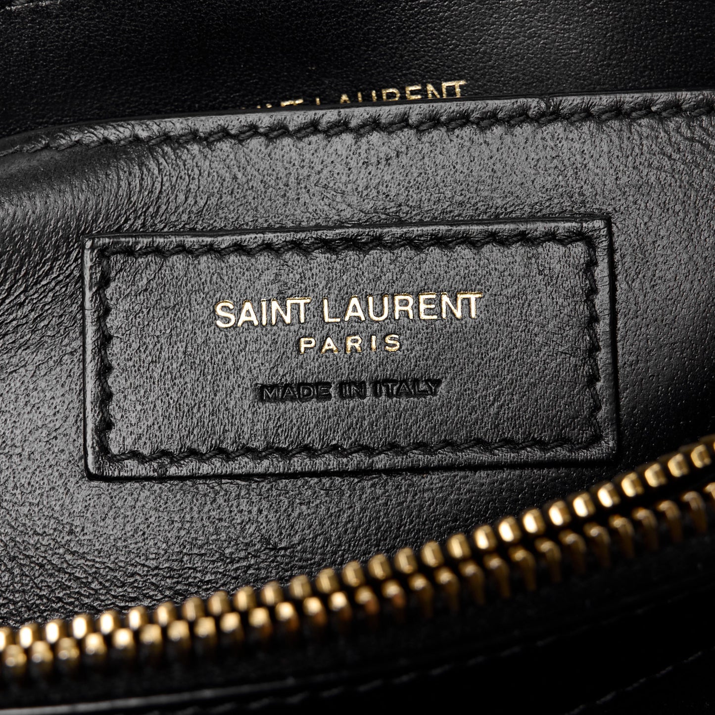 Calfskin Y Quilted Monogram Small Loulou Chain Satchel Black