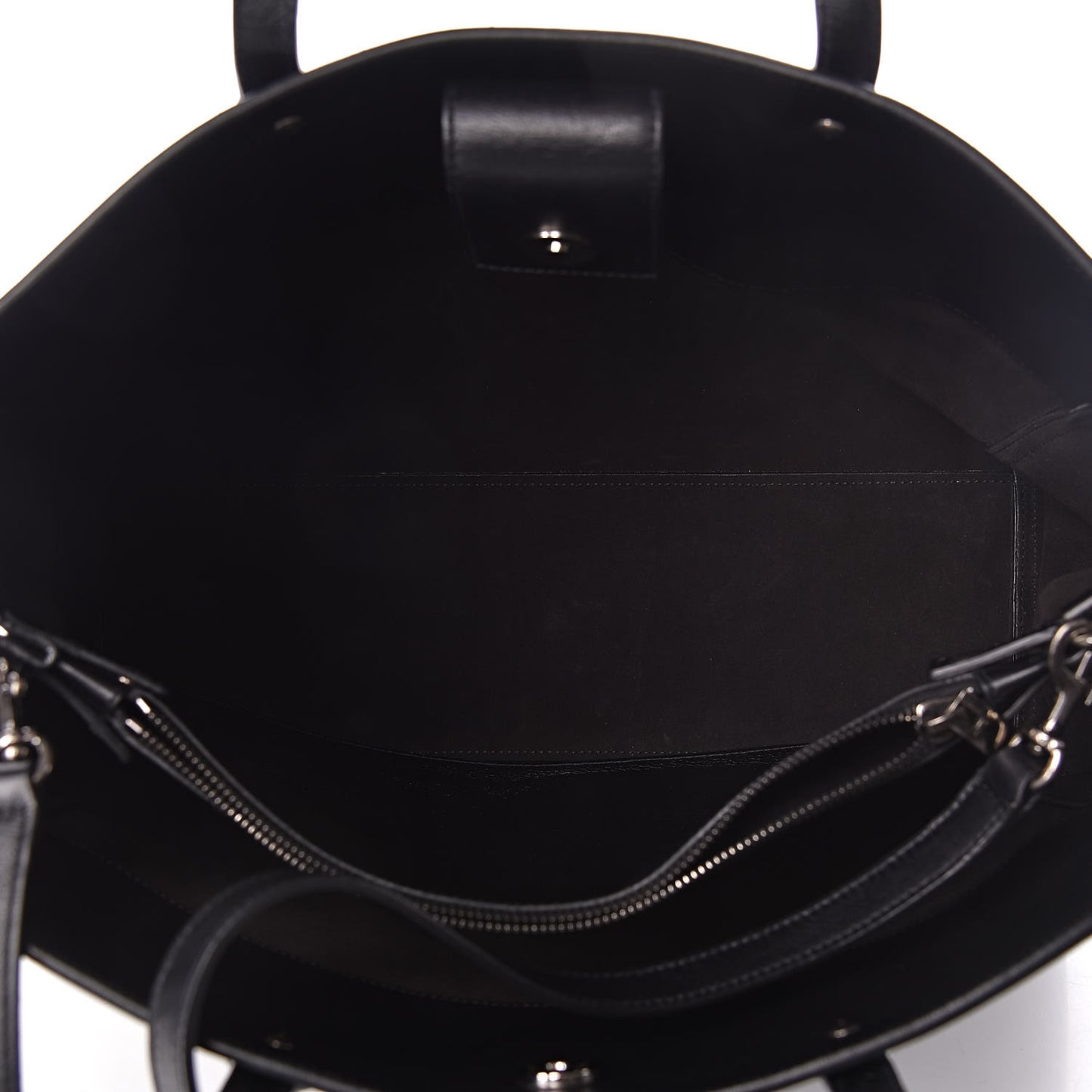 Calfskin Medium Amber Tote Black