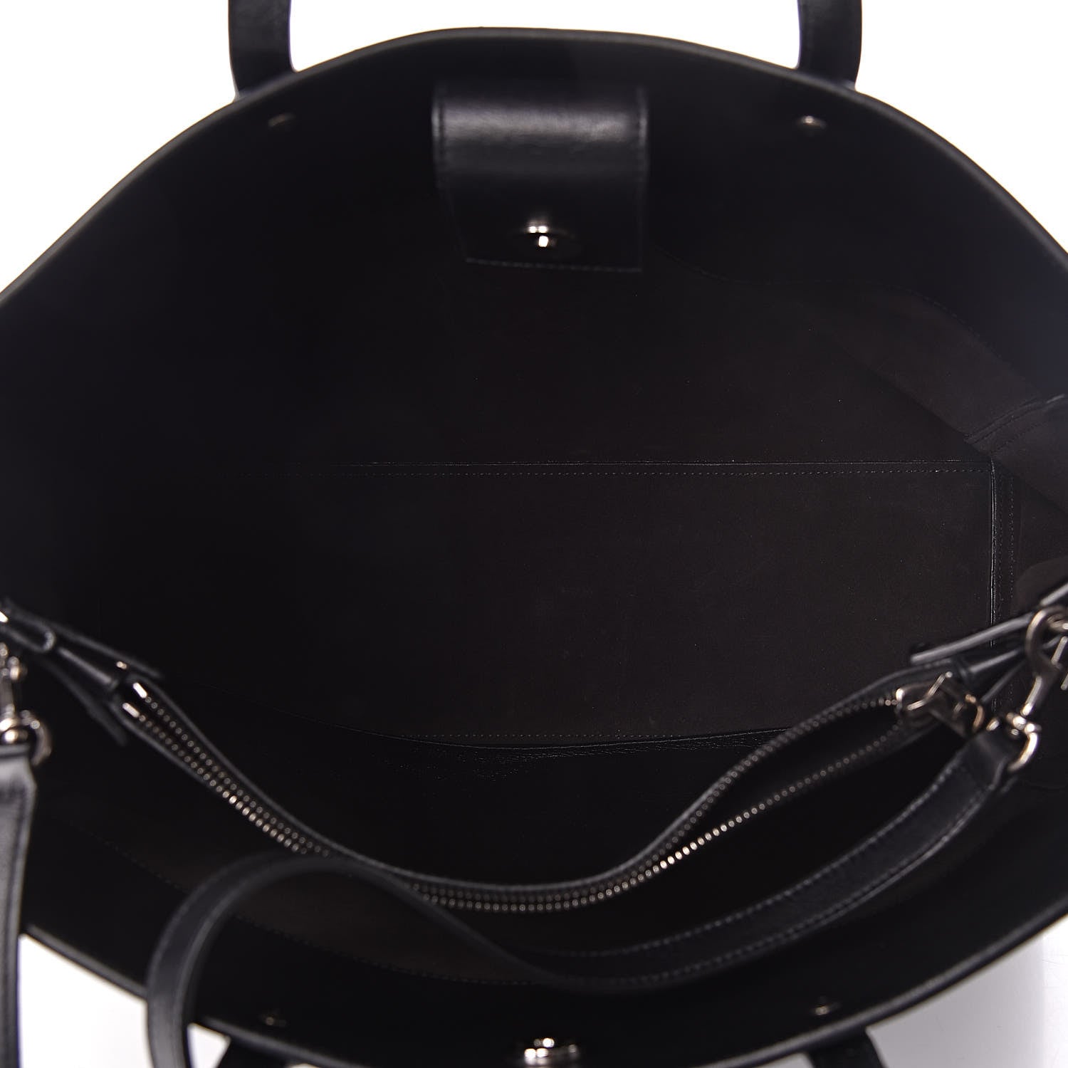 Saint Laurent Calfskin Medium Amber Tote Black 5 of 12
