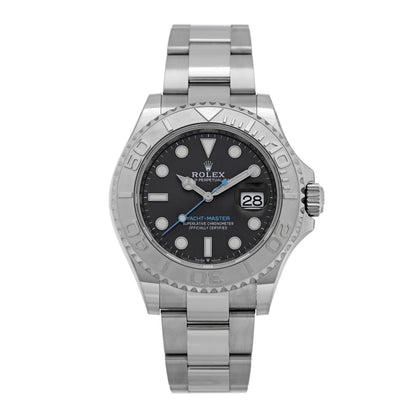 Rolex Stainless Steel Platinum 40mm Oyster Perpetual Date Yacht-Master Watch Slate 126622 1 of 5