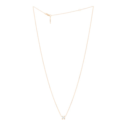 Cartier 18K Pink Gold Diamond .24ct C De Cartier Pendant Necklace 2 of 5
