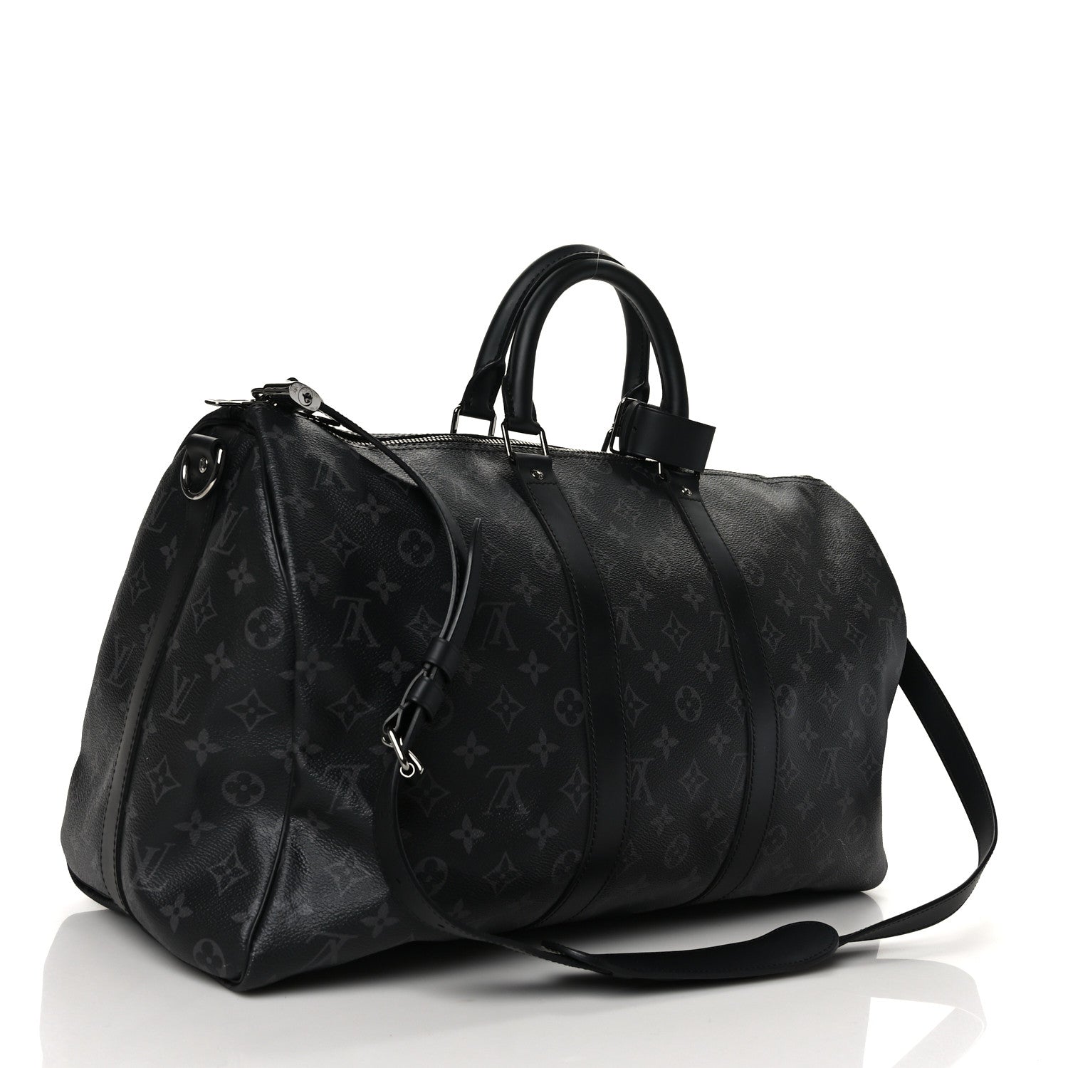 Louis Vuitton Monogram Eclipse Keepall Bandouliere 45 3 of 12