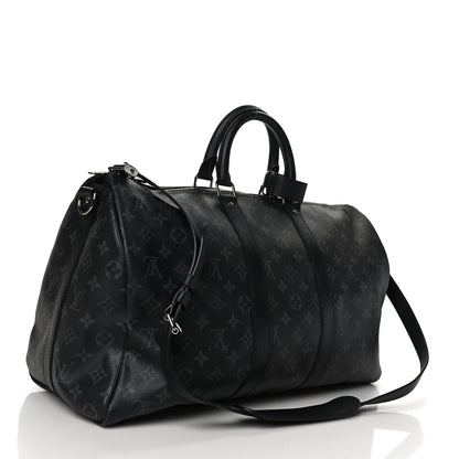 Louis Vuitton Monogram Eclipse Keepall Bandouliere 45 3 of 12