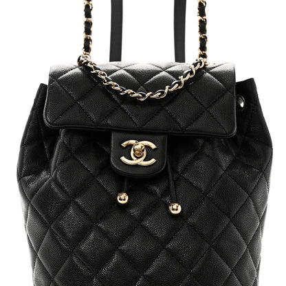 Chanel Caviar Quilted Mini Urban Spirit Backpack Black 8 of 11