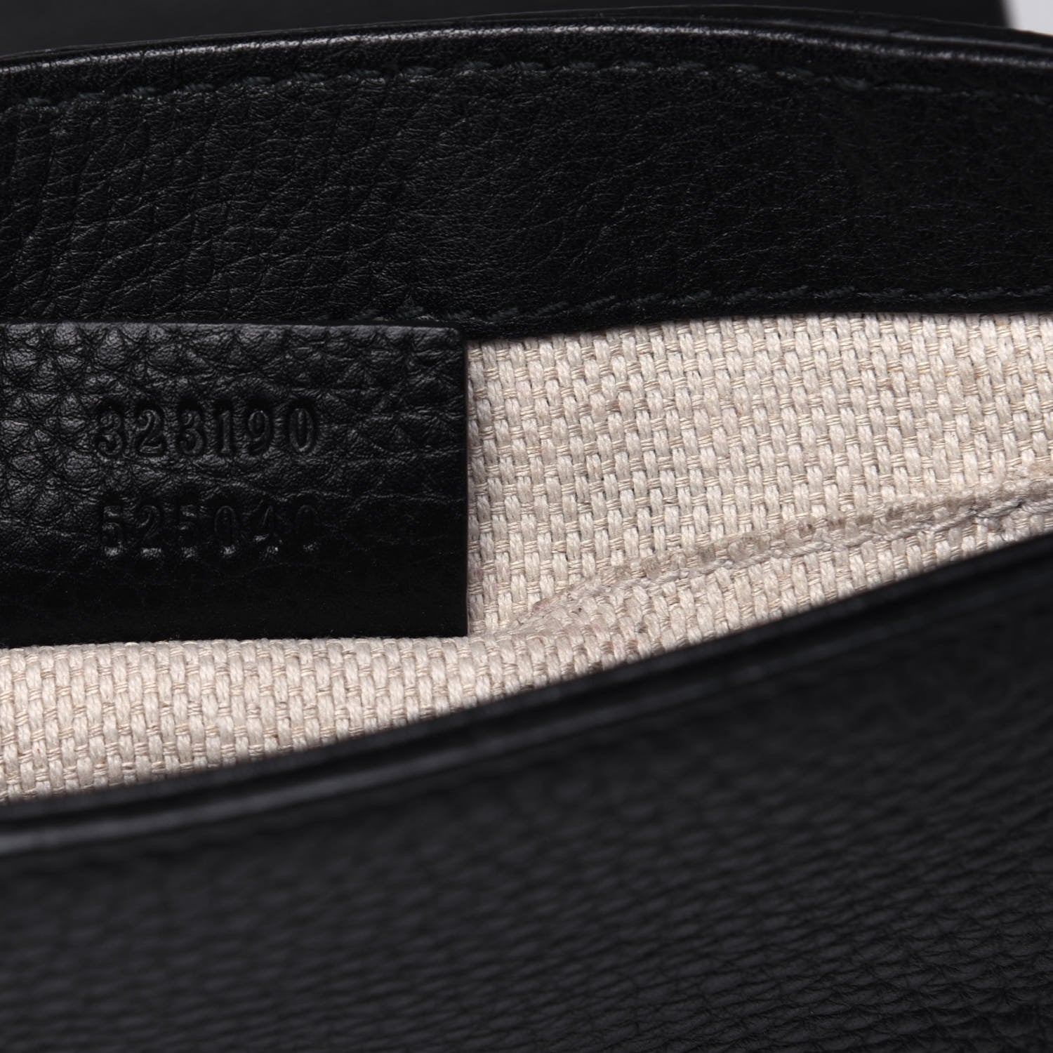 Gucci Pebbled Calfskin Small Soho Flap Crossbody Black 7 of 15