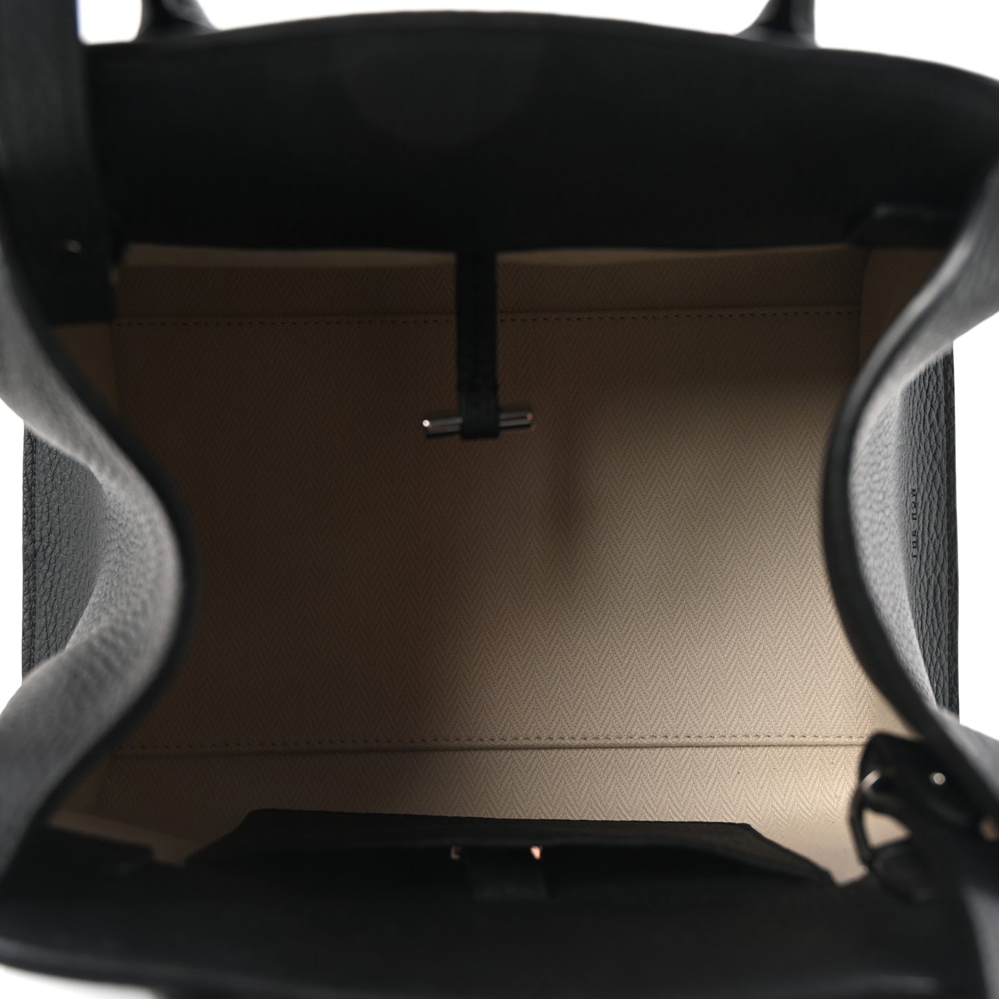 Matte Grained Calfskin Soft Margaux 10 Bag Black