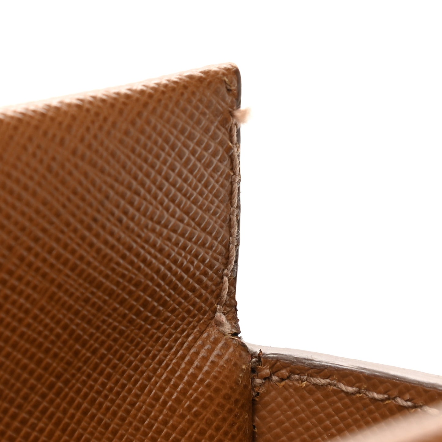 Saffiano Lux Double Handle Shopping Tote Caramel