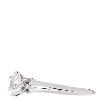 Tiffany Platinum Diamond .66ct Solitaire Engagement Ring 50 5.25 3 of 7