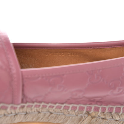Gucci Guccissima Signature Espadrilles 38.5 Rose Baby Candy 10 of 11