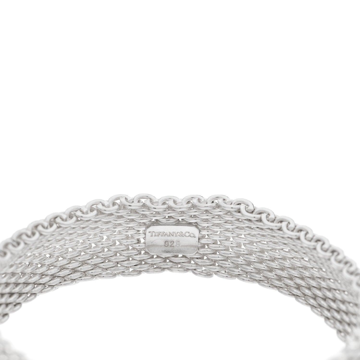 Tiffany Sterling Silver Somerset Mesh Bracelet 3 of 3