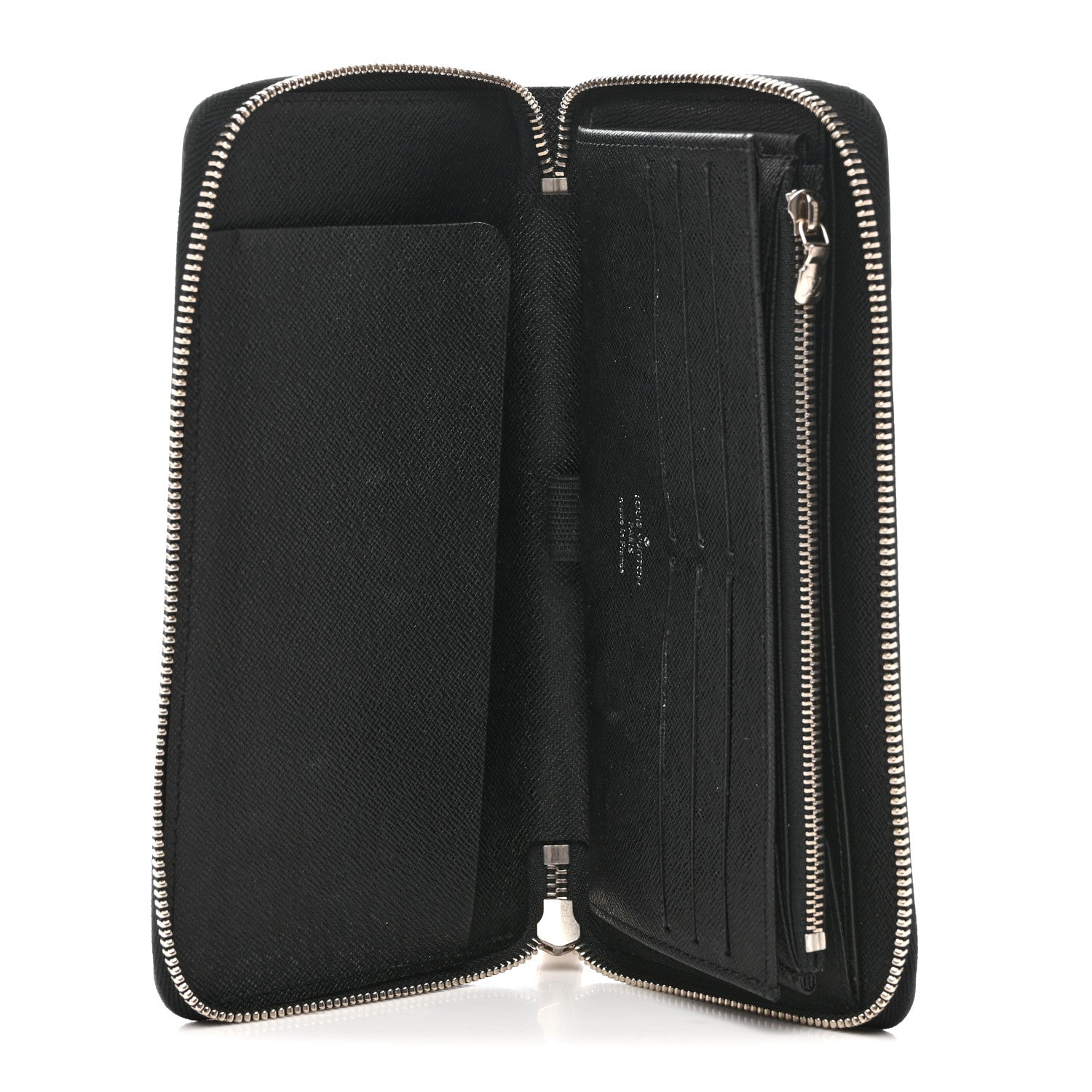 Louis Vuitton Epi Electric Zippy Organizer Wallet Black 5 of 11