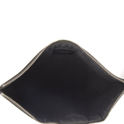 Givenchy Textured Coated Canvas Medium Antigona Shark Jaw Cosmetic Pouch Black 5 of 16
