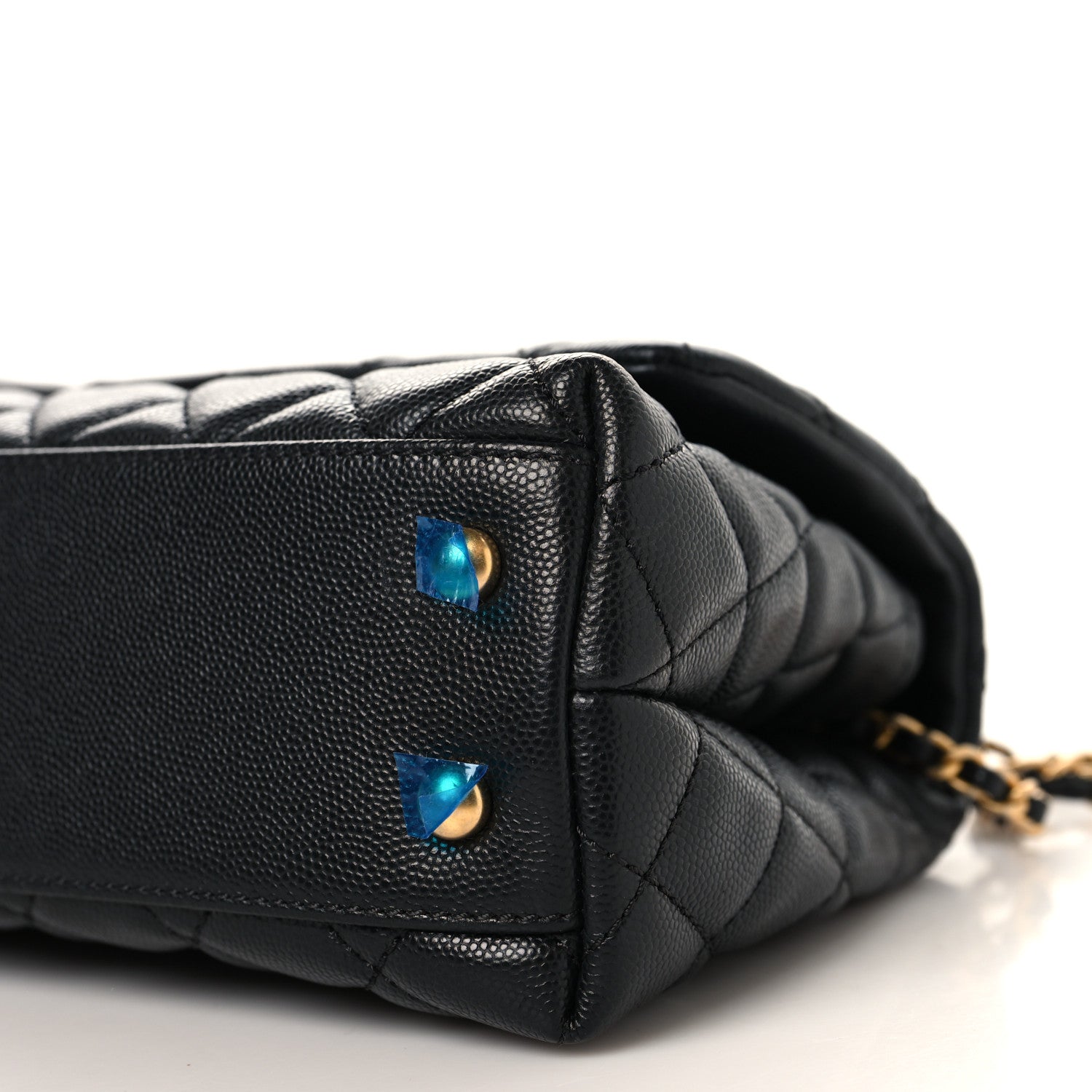 Chanel Caviar Quilted Mini Coco Handle Flap Black 9 of 10