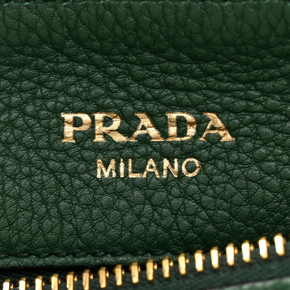 Prada Vitello Daino Shopping Tote Foresta 4 of 11