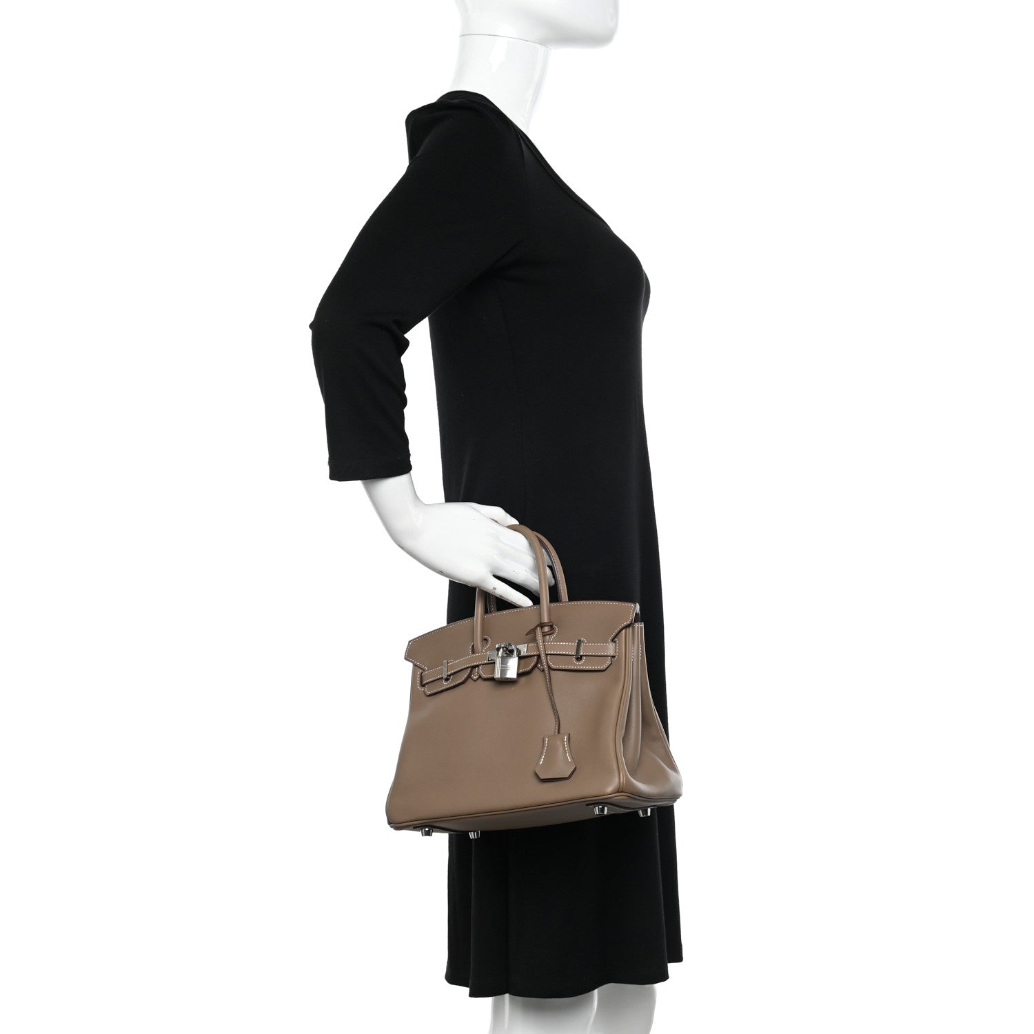 Hermes Swift Birkin 25 Etoupe 3 of 17